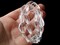 18 19mm Clear Flat Oval Twist Crystal Glass Beads Full Strand Loose Beads